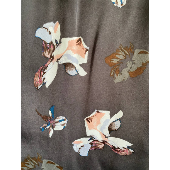 Banana Republic Gray Floral Tank Top - Picture 3 of 4